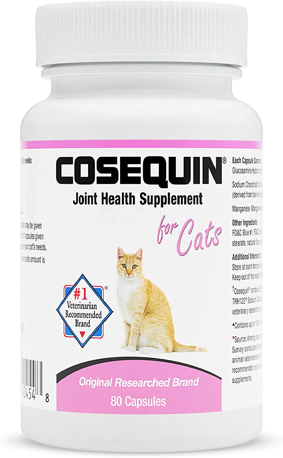 Cosequin Joint Health Supplement Gatos X 80caps